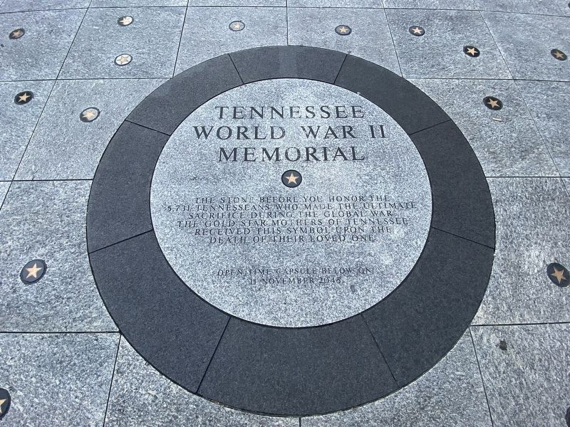 Tennessee World War II Memorial. Click for full size. Tennessee World War II Memorial image. Click for full size.