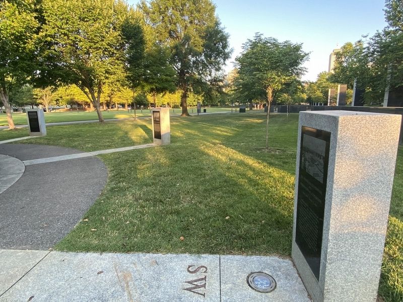 The Tennessee Centennial and International Exposition Marker (in foreground). Click for full size. The Tennessee Centennial and International Exposition Marker (in foreground) image. Click for full size.