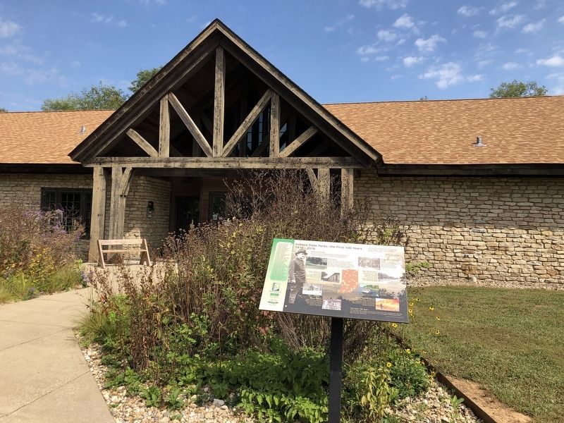 Indiana State Parks: The First 100 Years 1916-2016 Marker image. Click for full size.