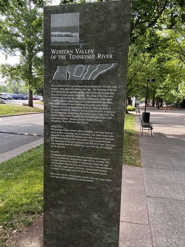 Western Valley of the Tennessee River Marker. Click for full size. Western Valley of the Tennessee River Marker image. Click for full size.