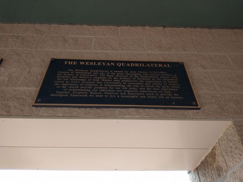 The Wesleyan Quadrilateral Marker image. Click for full size.