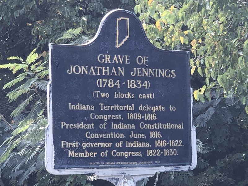 Grave of Jonathan Jennings Marker image. Click for full size.