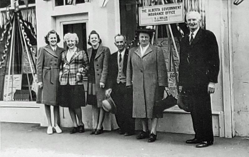 Marker detail: Rollis Building, ca. 1940s. Click for full size. Marker detail: Rollis Building, ca. 1940s image. Click for full size.