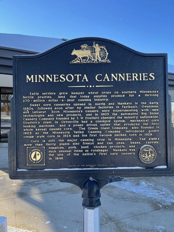 Minnesota Canneries Marker image. Click for full size.