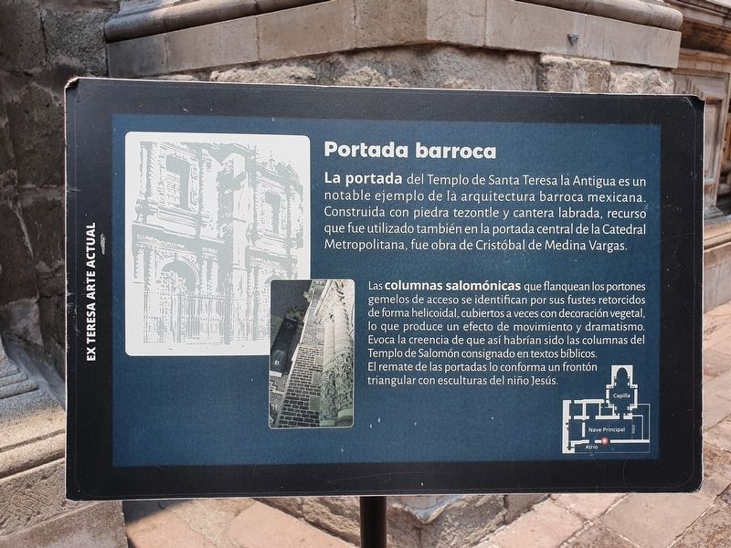 Baroque Entryway Marker. Click for full size. Baroque Entryway Marker image. Click for full size.