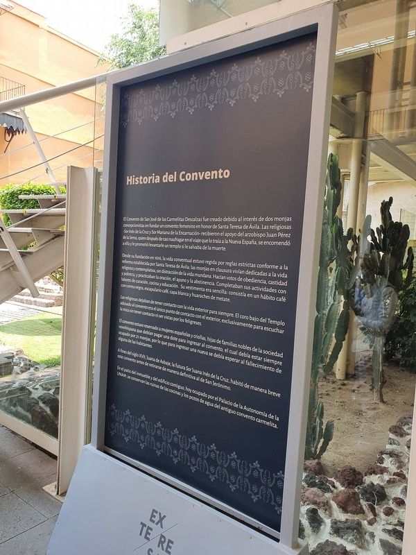 History of the Convent Marker image. Click for full size.