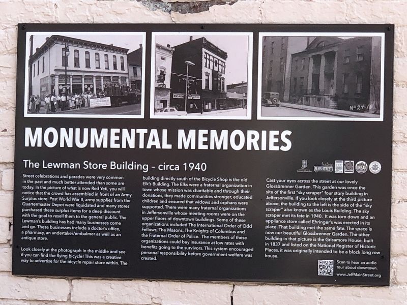Monumental Memories Marker. Click for full size. Monumental Memories Marker image. Click for full size.