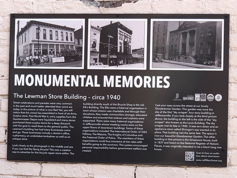 Monumental Memories Marker image. Click for full size.