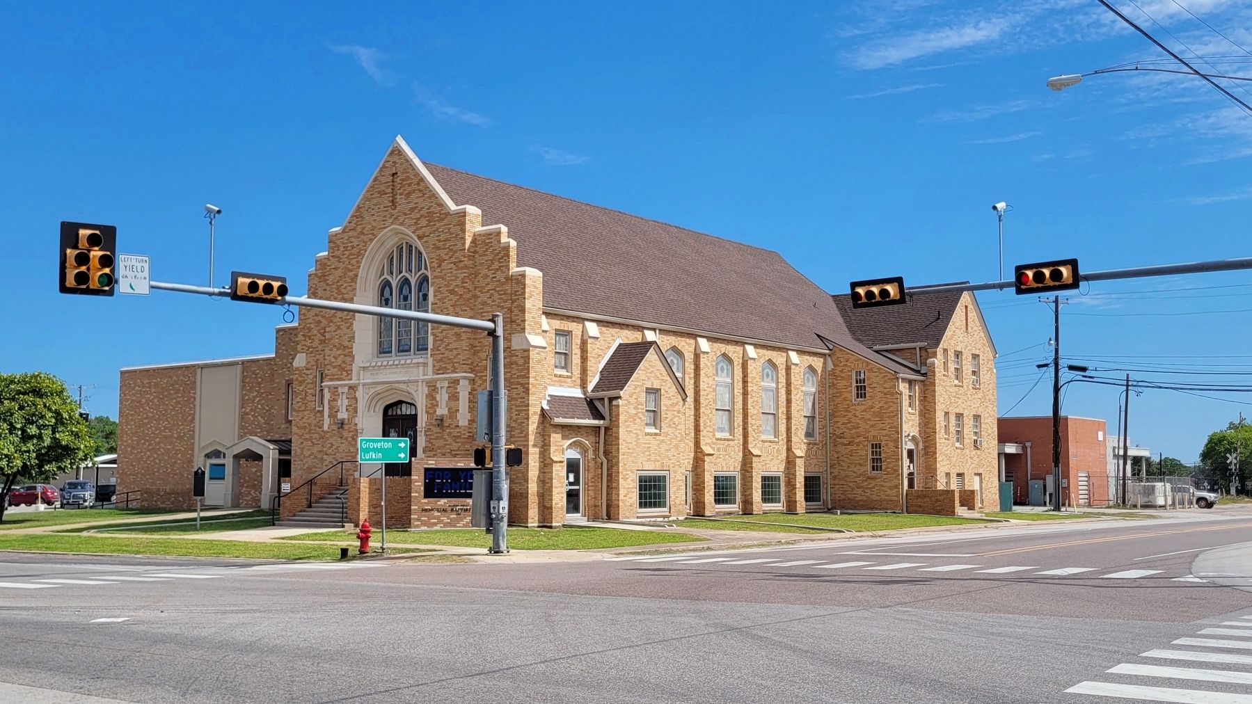 The view of the Dorcas Wills Memorial Baptist Church from across the street. Click for full size. The view of the Dorcas Wills Memorial Baptist Church from across the street image. Click for full size.