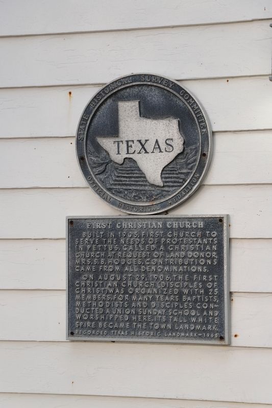 First Christian Church Marker. Click for full size. First Christian Church Marker image. Click for full size.