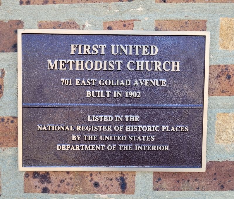National Register of Historic Places Marker image. Click for full size.