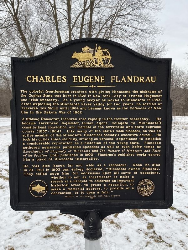 Charles Eugene Flandrau Marker image. Click for full size.