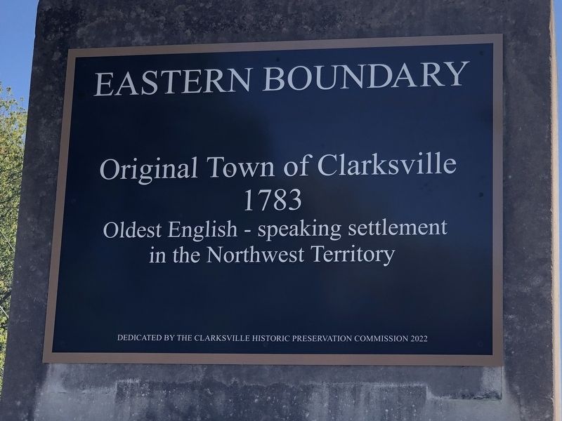 Eastern Boundary Marker. Click for full size. Eastern Boundary Marker image. Click for full size.