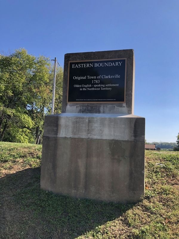 Eastern Boundary Marker. Click for full size. Eastern Boundary Marker image. Click for full size.