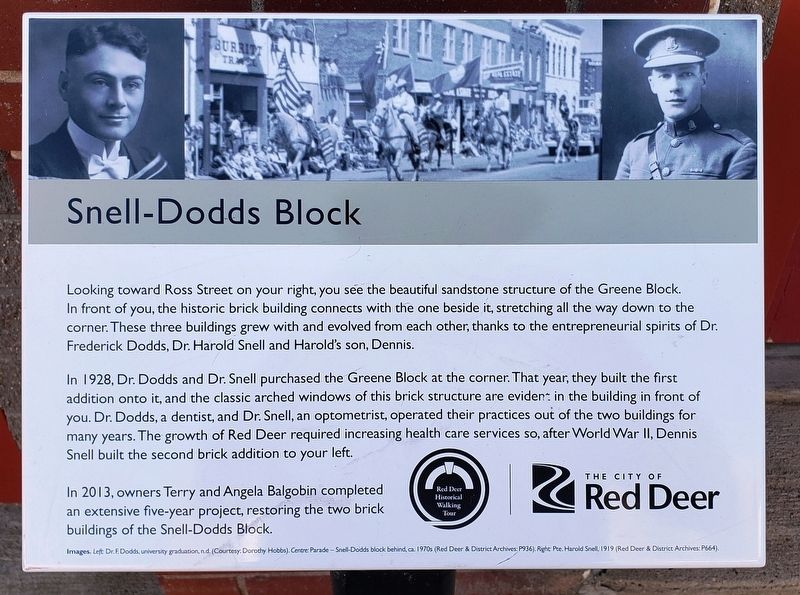 Snell-Dodds Block Marker image. Click for full size.
