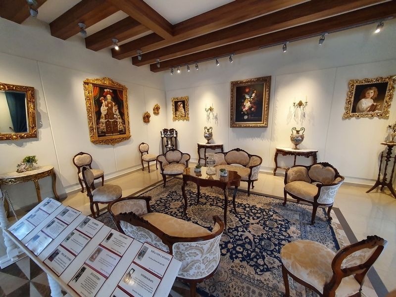 A restored sala at the Museum of Valle de la Luna image. Click for full size.