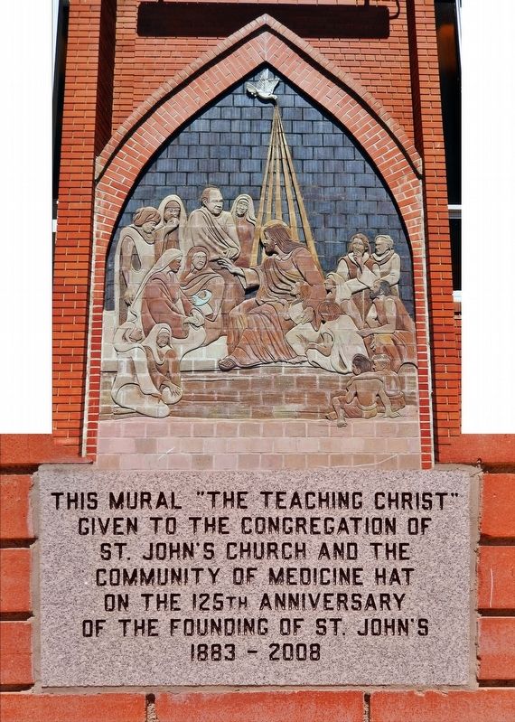 The Teaching Christ Mural image. Click for full size.