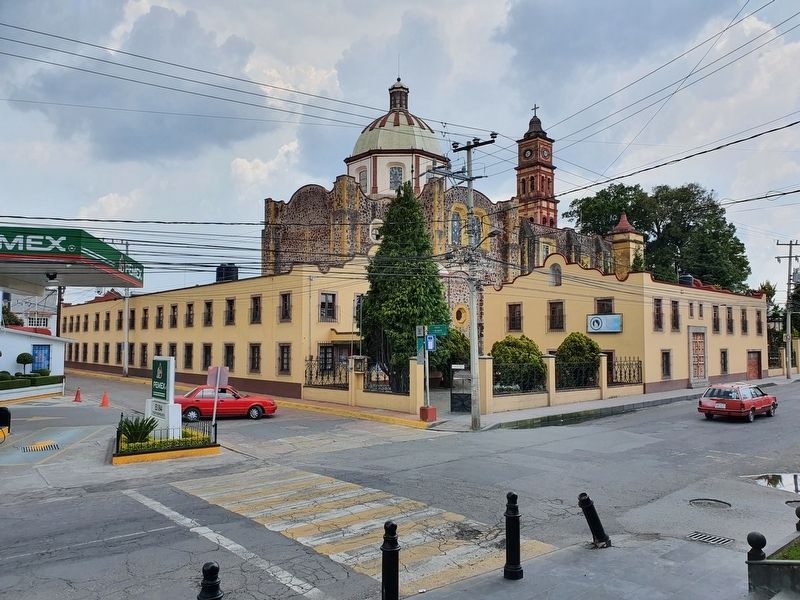 A view of the San Francisco de Ass Parish Church from the Museum image. Click for full size.