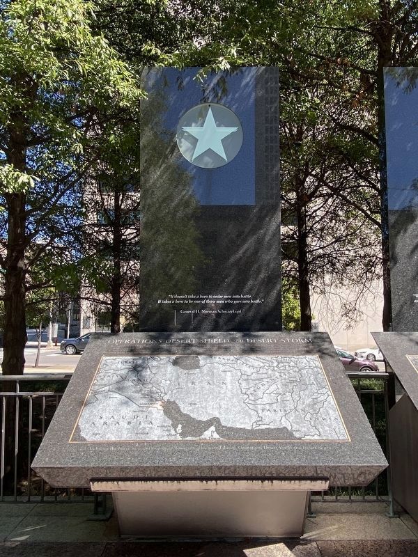 Operation Desert Shield and Desert Storm Marker image. Click for full size.