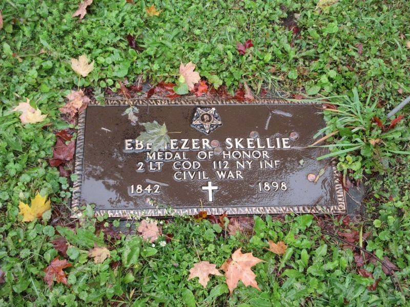 Ebenezer Skellie Marker image. Click for full size.