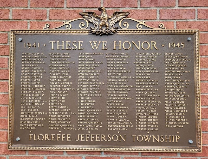 These We Honor Marker image. Click for full size.