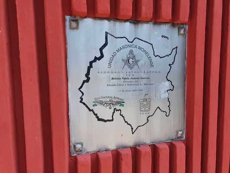 Benito Pablo Juárez García Marker. Click for full size. Benito Pablo Juárez García Marker image. Click for full size.