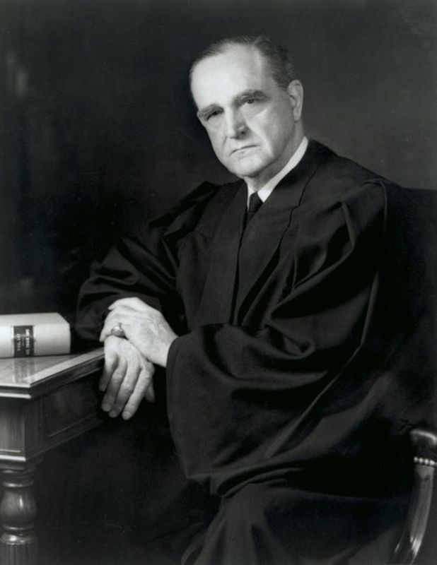 Supreme Court Associate Justice Sherman Minton (1890-1965) image. Click for full size.