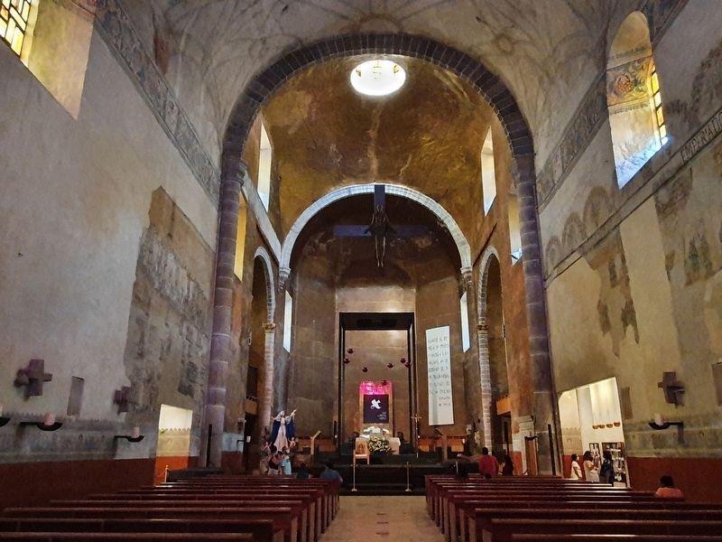 An interior view of the Cathedral of Cuernavaca image. Click for full size.