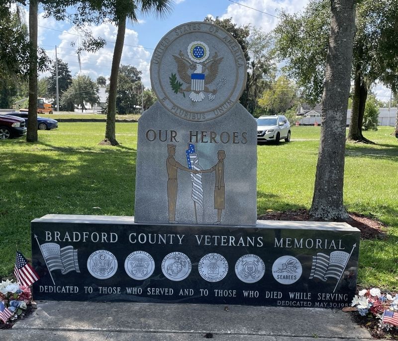 Bradford County Veterans Memorial image. Click for full size.