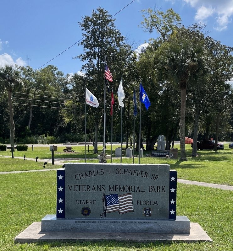 Charles L. Schaffer, Sr. Veterans Memorial Park.. Click for full size. Charles L. Schaffer, Sr. Veterans Memorial Park. image. Click for full size.