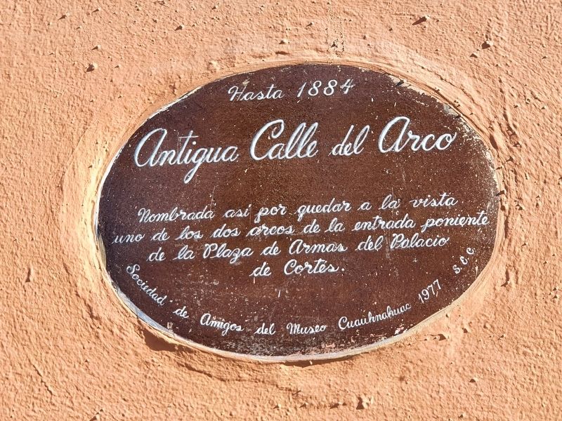Antigua Calle del Arco Marker image. Click for full size.