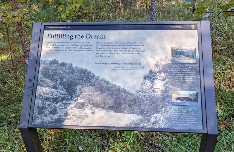 Fulfilling the Dream Marker. Click for full size. Fulfilling the Dream Marker image. Click for full size.