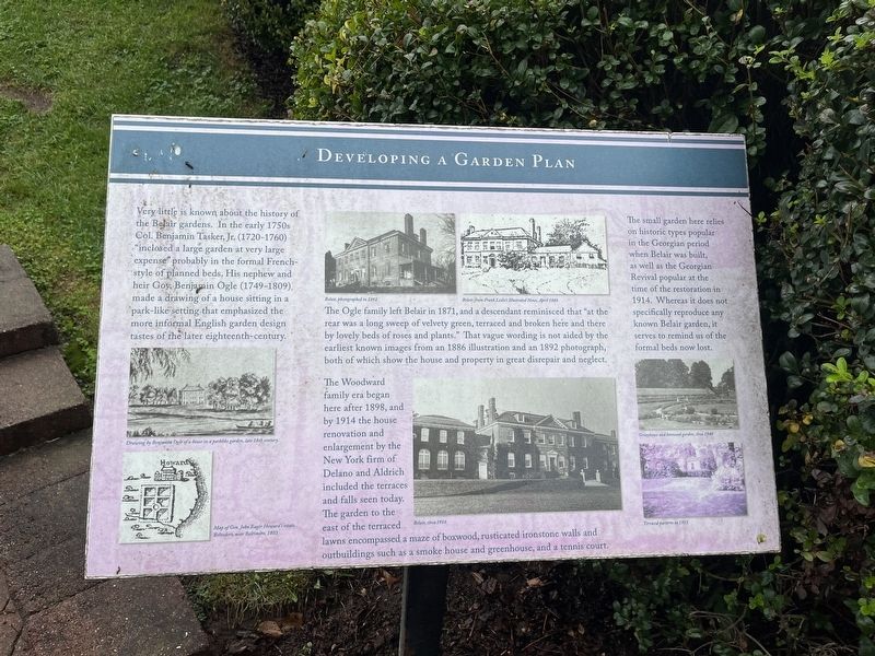Developing a Garden Plan Marker image. Click for full size.