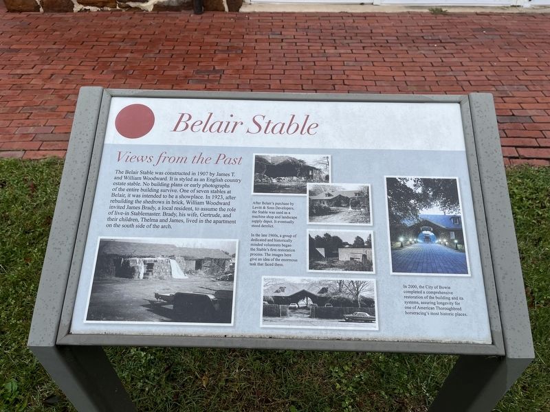 Belair Stable Marker image. Click for full size.