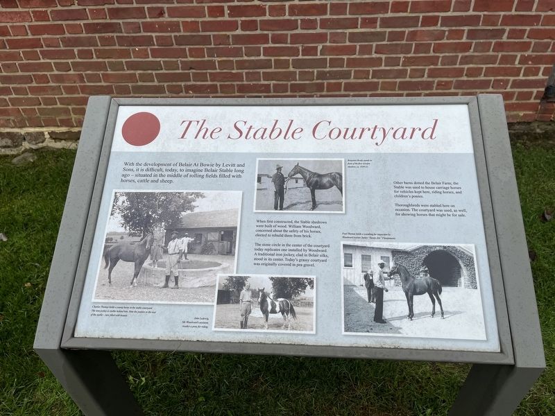 The Stable Courtyard Marker image. Click for full size.