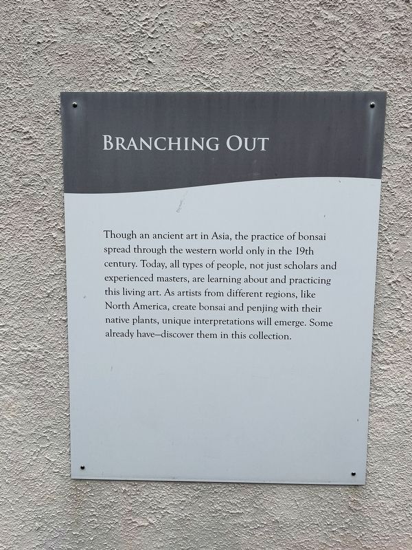Branching Out Marker. Click for full size. Branching Out Marker image. Click for full size.
