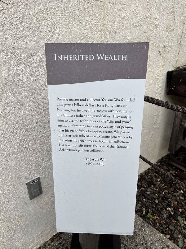Inherited Wealth Marker image. Click for full size.