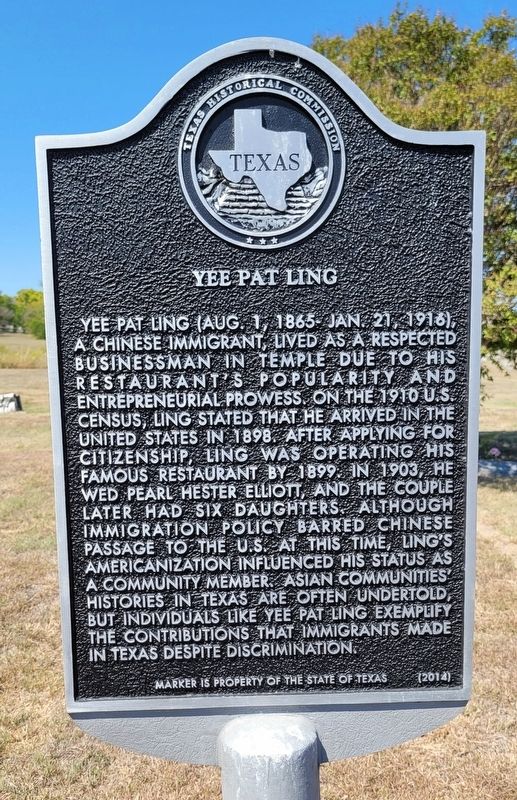 Yee Pat Ling Marker image. Click for full size.