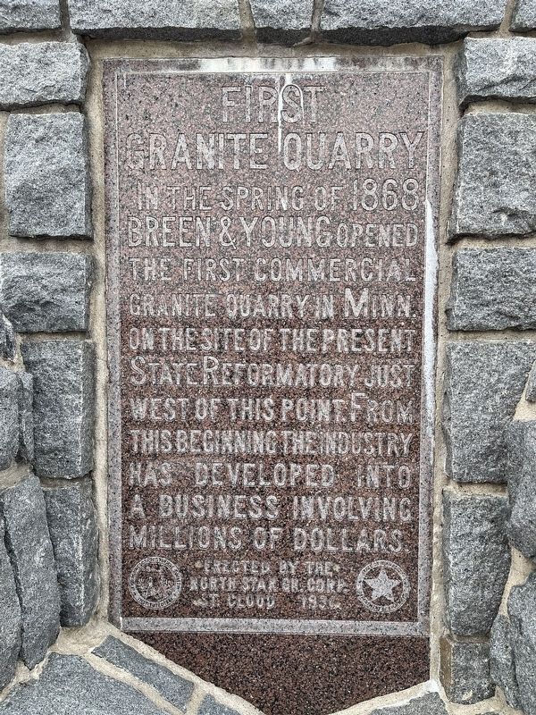 First Granite Quarry Marker image. Click for full size.