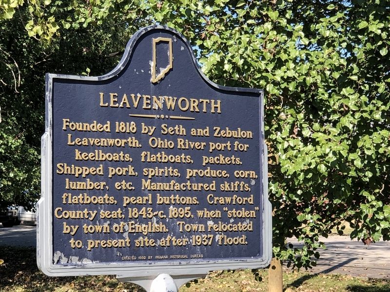 Leavenworth Marker image. Click for full size.