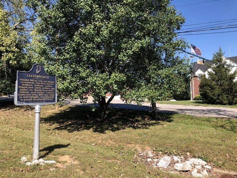 Leavenworth Marker image. Click for full size.