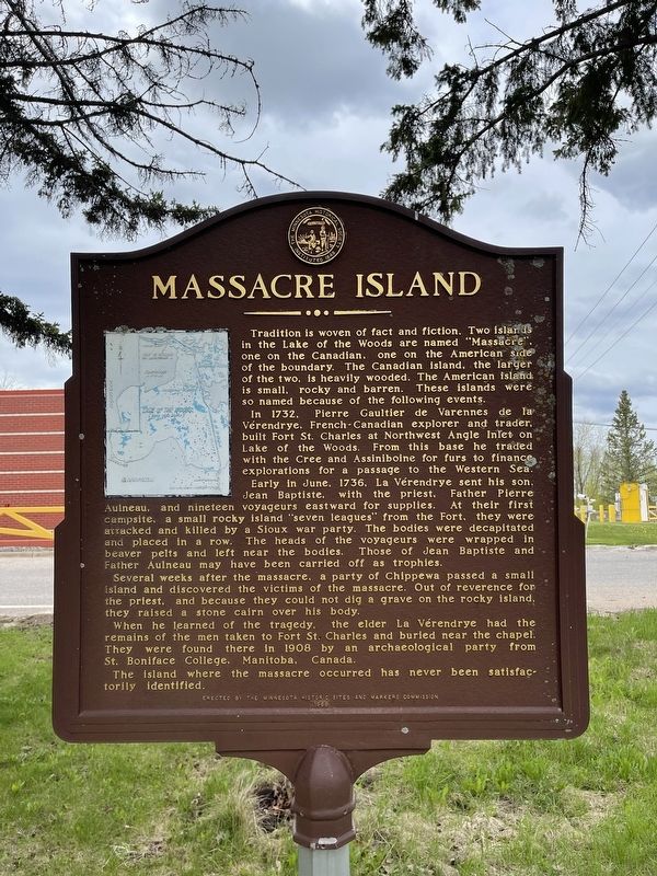 Massacre Island Marker image. Click for full size.