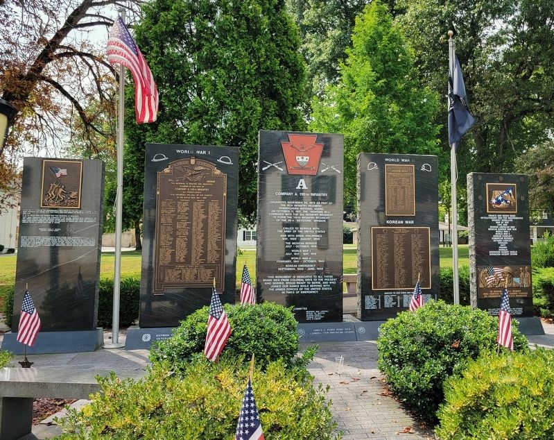 Monongahela Veterans Memorials image. Click for full size.