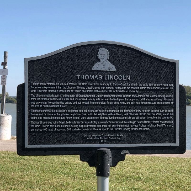 Thomas Lincoln Marker side image. Click for full size.