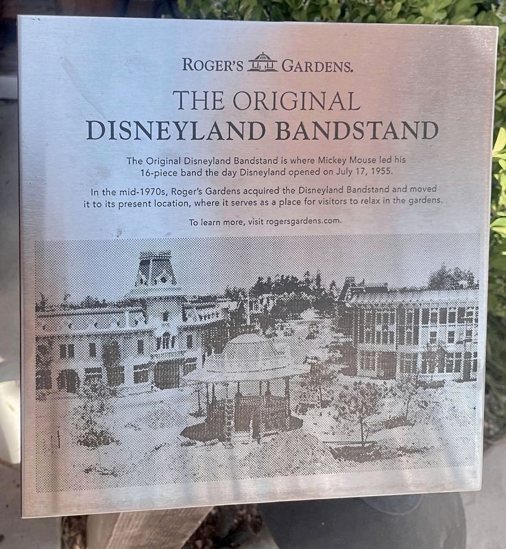 Disneyland Bandstand Marker image. Click for full size.