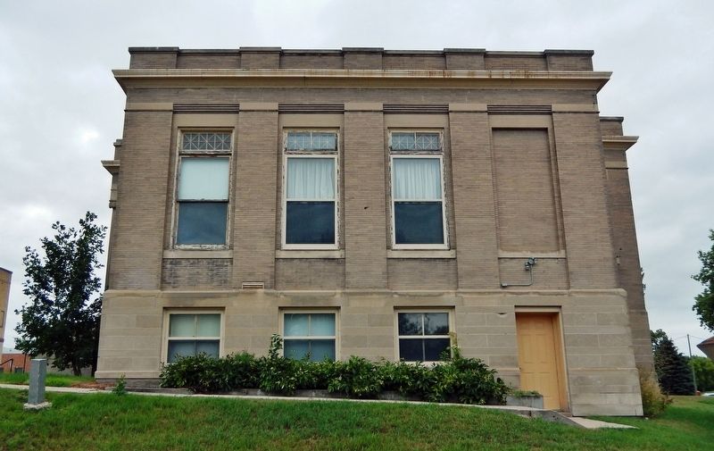 Crookston Carnegie Library (<i>south elevation</i>). Click for full size. Crookston Carnegie Library (<i>south elevation</i>) image. Click for full size.