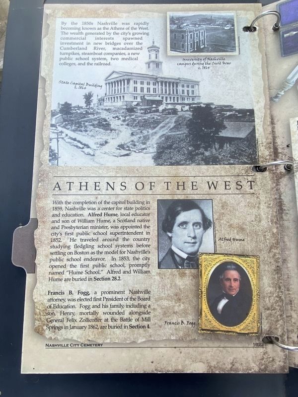 Athens of the West Marker image. Click for full size.