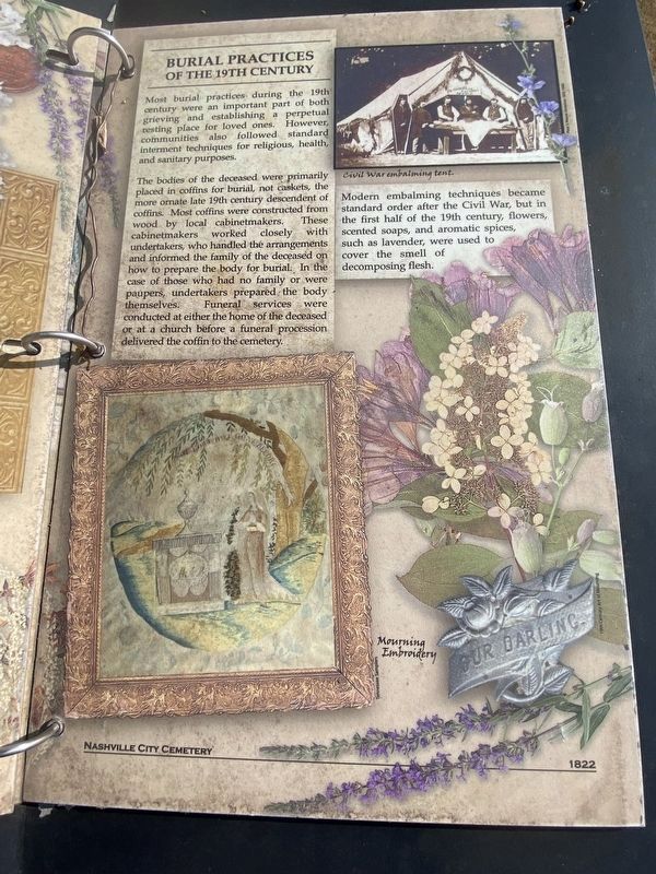 Burial Practices of the 19th Century image. Click for full size.