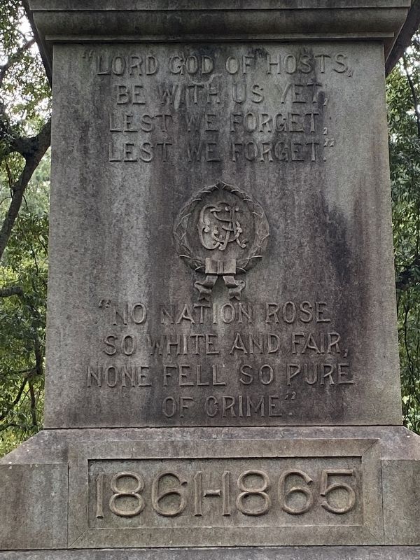Confederate Memorial. Click for full size. Confederate Memorial image. Click for full size.