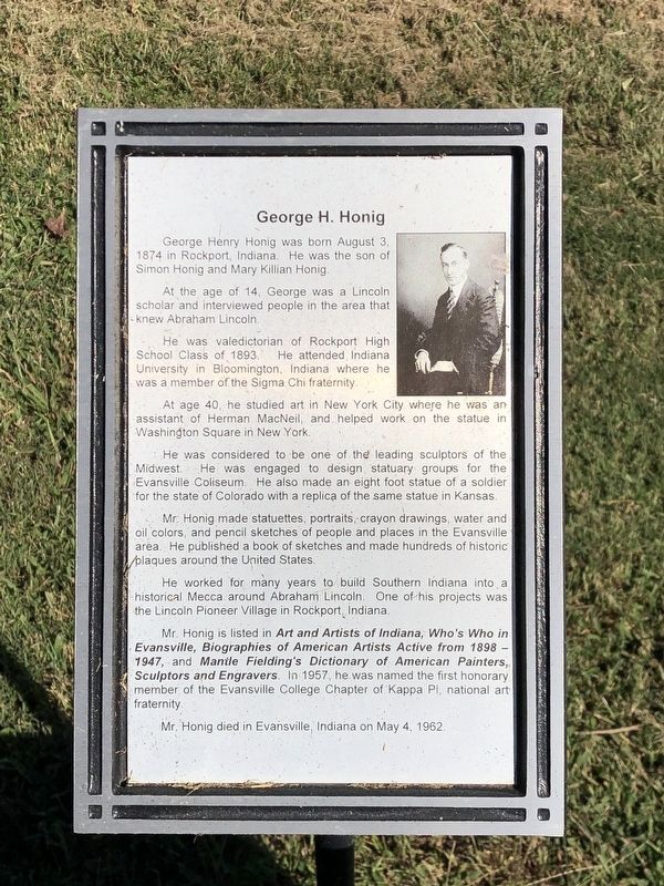 George H. Honig Marker image. Click for full size.